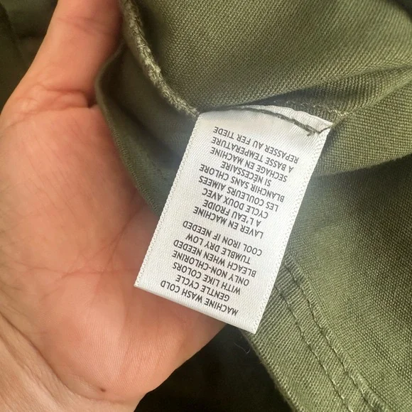 Tinseltown Olive Ruffle-Strap Button Mini Dress - Picture 12 of 12